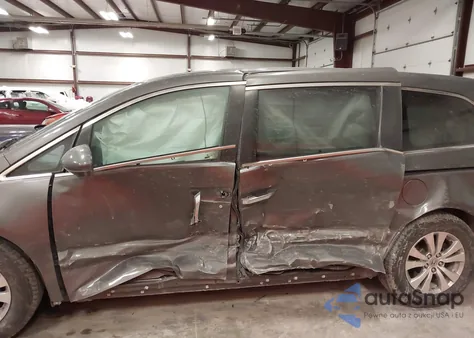 2014 Honda Odyssey Ex-L from USA, damaged, VIN 5FNRL5H68EB017352
